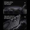 For Samsung Galaxy S24 Ultra 5G Carbon Fiber MagSafe Phone Case with 360 Degree Rotating Holder(Black)