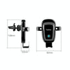 S19 15W Gravity Car Phone Wireless Charging Stand(Blue)