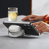 For Apple Beats Studio Buds / Buds+ Headphones Shape Clear Electroplated Acrylic Headset Protective Case(Black)
