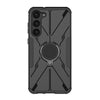 For Samsung Galaxy S23+ 5G Armor Bear Shockproof PC + TPU Phone Case with Ring(Black)