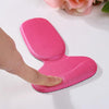 1 Pair T-shaped Sponge Bag Foot Pad High Heel Foot Heel Wear Anti-pain Heel Paste(Rose Red)