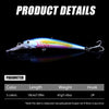 HENGJIA 18cm 41g Sinking Floating Minnow Fishing Lure Long Tongue Lure Bait(2)