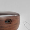 200g/0.1g  High Precision Solid Wood Coffee Scale Touch Button Rechargeable Kitchen Scale CM200
