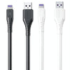 WK WDC-152 6A 8 Pin Fast Charging Data Cable, Length: 2m (Black)