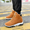 Men Snow Boots Warm Fur Winter Boots Men Winter Boots, Shoe Size:44(Yellow)
