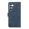 For Samsung Galaxy A36 5G ABEEL Frosted Magnetic RFID Leather Phone Case(Blue)