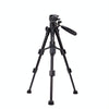 JMARY KP-2203 Portable Aluminum Alloy Telescopic SLR Camera Phone Photography Tripod(Black)