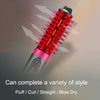 4 In 1 Hair Dryer Curling Straight Comb Hot Air Comb(EU Plug)