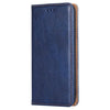 For Samsung Galaxy S25 Ultra 5G Gloss Oil Solid Color Magnetic Leather Phone Case(Blue)