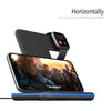 Z5 QI Vertical Magnetic Wireless Charger for Mobile Phones & Apple Watches & AirPods / Xiaomi Redmi AirDots, with Touch Ring Light (White)