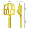 Long Handled Cat Litter Scoop - Yellow - Large