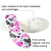 3 Pairs Latex Children Insole Soft Cartoon Printed Canvas Foot Pad(Cartoon Car)