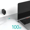 100W USB-C / Type-C Female to 20 Pin Magnetic USB-C / Type-C Male Elbow Adapter (Silver)
