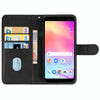 Leather Phone Case For Alcatel TCL A3X A600DL(Black)