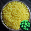 Glow Stones Yellow, 200 Resin Pebbles for Garden & Aquarium