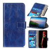 For Alcatel 1B 2022 Retro Crazy Horse Texture Horizontal Flip Leather Phone Case(Blue)