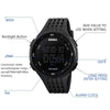 SKMEI 1219 Men Multi-Function Electronic Watch Outdoor Sports Watch(Blue)