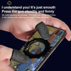 1 Pair Carbon Fiber Touchscreen Anti-slip Anti-sweat Gaming Finger Cover for Thumb / Index Finger (Yellow)