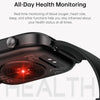 Bluetooth Talk HD Large Screen Heart Rate Oxygen Monitoring Multi-Sport Mode Smart Watch(Black)
