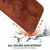 For Realme 13+ Global Lily Embossed Leather Phone Case(Brown)