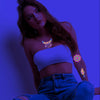 2 PCS Fluorescent Bronzing Waterproof Tattoo Stickers(JYG-005)