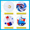 150x100cm Train Cartoon Children Birthday Background Cloth Faber Decoration