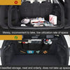 Car SUV Rear Seat Widening Organizing Storage Bag(Black)