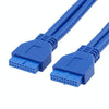 50cm USB3.0 cable motherboard 20pin cable mother-to-female extension conversion F-F
