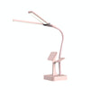 550TD3 Rechargeable USB Double Head Folding Table Lamp(Pink)