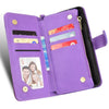 For Alcatel 1S 2021 / 3L 2021 Litchi Texture Zipper Leather Phone Case(Purple)