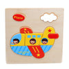 Children Educational Toy Wooden Cartoon Jigsaw Puzzle(Airplane)
