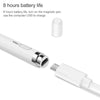 WIWU P339 USB Charging Universal Tablet PC Capacitive Pen Stylus Pen, Compatible with IOS & Android System Devices (White)