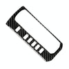 Car Carbon Fiber Gear Position Button Frame Decorative Sticker for Honda Tenth Generation Civic 2016-2019, Left Drive