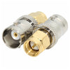 BNC Female to SMA Male Adapter - RF Connector