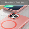 For iPhone 13 Pro Max MagSafe Frosted Translucent TPU + PC Full Coverage Phone Case(Red)