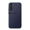 For Samsung Galaxy S23+ 5G Litchi Leather Magnetic Full Coverage Shockproof Phone Case(Navy Blue)