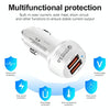 45W USB QC3.0 30W + USB 2.0 Fully Compatible Car Charger(White)