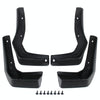 4 PCS Car Auto Semi-Rigid PVC Splash Flaps Mudguards Fender Guard for Honda City 2015-2020