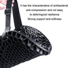 Shock-Absorbing Breathable Honeycomb Motorcycle Seat Cushion, Specification: PE Bag+Mesh Cover