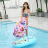 PVC Childrens Surfing Skateboard Water Toy, Size:100 x 53cm(Pink)