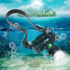 60m Underwater Photography Video Fill-up Headlight Diving Flashlight with Battery Display Function(Headlight)