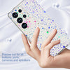 For Samsung Galaxy S25 Ultra 5G IMD Double Piece Simple Fresh Shockproof Phone Case(Laser Stars)