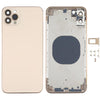 iPhone XS Max Back Housing Cover (Gold) - iP12 Pro Max Style