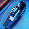 Car Vacuum Cleaner Air Pump Four-In-One Car Air Pump Digital Display 120W, Specification:Wired, Style:Mechanical Watch