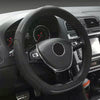 D Style Car Universal Anti-skid Steering Wheel Cover, Diameter: 38cm(Black)