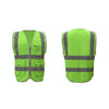 Multi-pockets Safety Vest Reflective Workwear Clothing, Size:XL-Chest 124cm(Green)