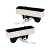 1 Pair Car Multi-functional Seat Crevice USB Storage Box(Beige)