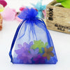 100 PCS Gift Bags Jewelry Organza Bag Wedding Birthday Party Drawable Pouches, Gift Bag Size:16X22cm(White)