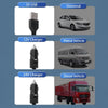 F622 Car Creative Folding Rotatable Double Head Electric Cooling Fan, Style:24V Cigarette Lighter