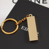 Luxury Man Car Key Rings Accessory Gold Key Chain Golden Keychains Keyrings Women Handbag Charms Pendant Metal Key Finder